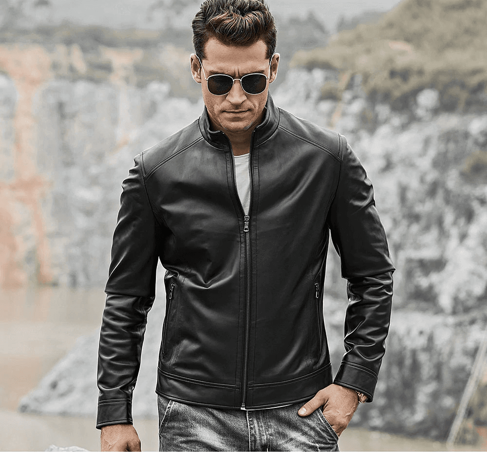 Die Herren Lederjacke Schwarz als Symbol für Luxus und Langlebigkeit bei Crone