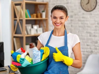 Treppenhausreinigung mit gepflegtem Erscheinungsbild