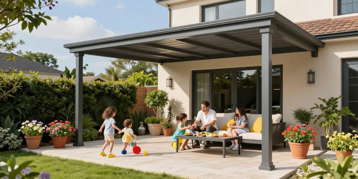 Terrassenüberdachungen aus Aluminium sorgen für stilvolle und einladende Außenbereiche