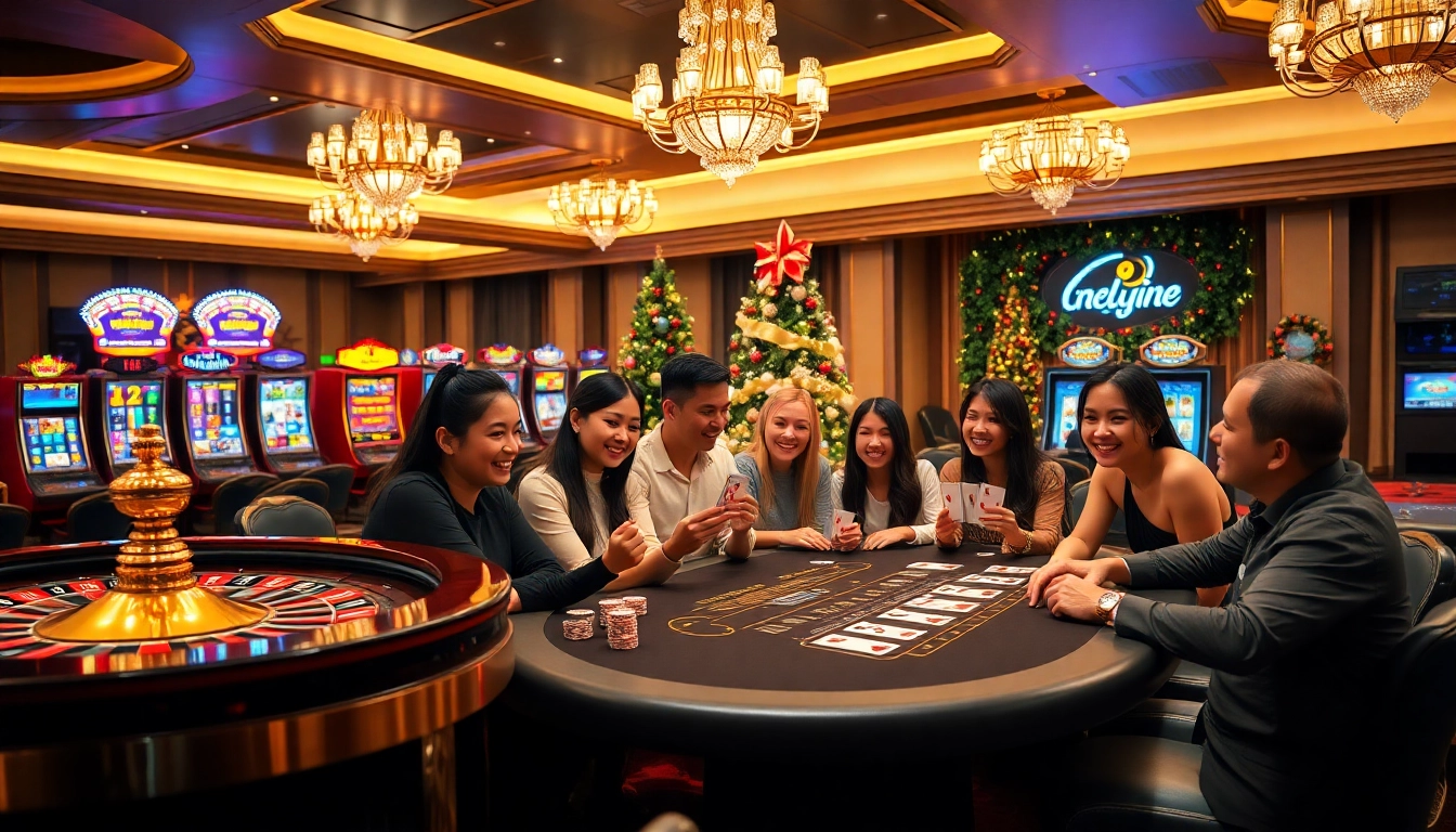 Experience the thrill of GK88 with luxurious casino games and festive cheer.