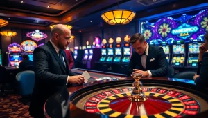 Experience the excitement of NV Casino with vibrant slot machines and elegant poker tables.