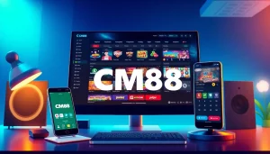 Interactive online betting experience with CM88 gaming options and modern technology.